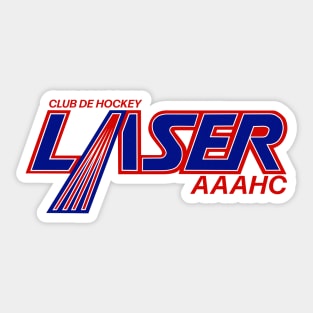 Defunct Saint-Hyacinthe Laser Hockey 1996 Sticker